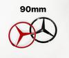 1pc 90mm ABS car trunk sticker replacement logo Mercedes Benz W203 W204 W205 W206 W220 W221 W222 W223 W210 W211 W212