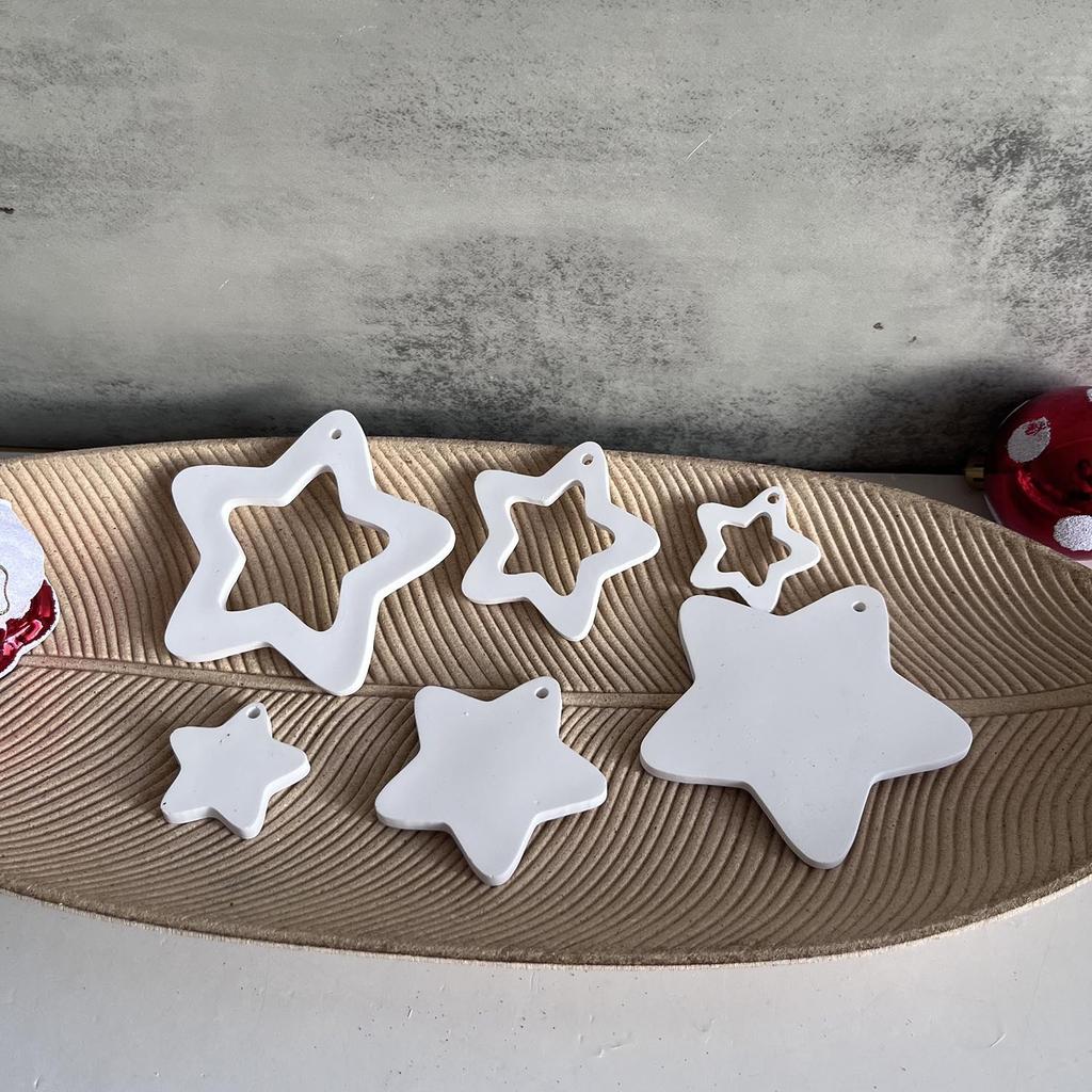 Přívěsek Pentagram Kostra Závěsná Silikonová Forma Vánoční Stromek Dekorace Sádrové Kapkové Formy