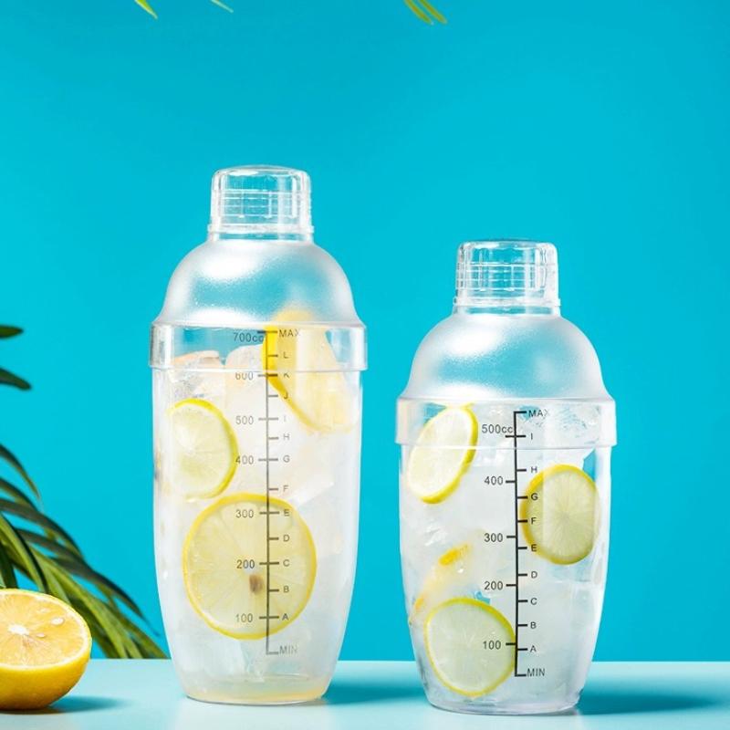 Cocktailshaker, Fruchtsaftgetränk, Kunststoff, Mixer, Barkeeper, speziell zum Mischen von Champagner, Wein, Handshake-Becher, Bar-Tool