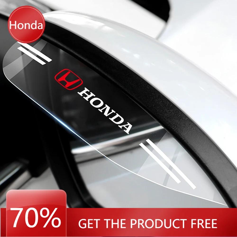2025 Car New Honda 2PCS Transparent Car Rearview Mirror Rain Eyebrow Visor For Honda Civic Fit City Cry Accord CB500 Cb650r Forz