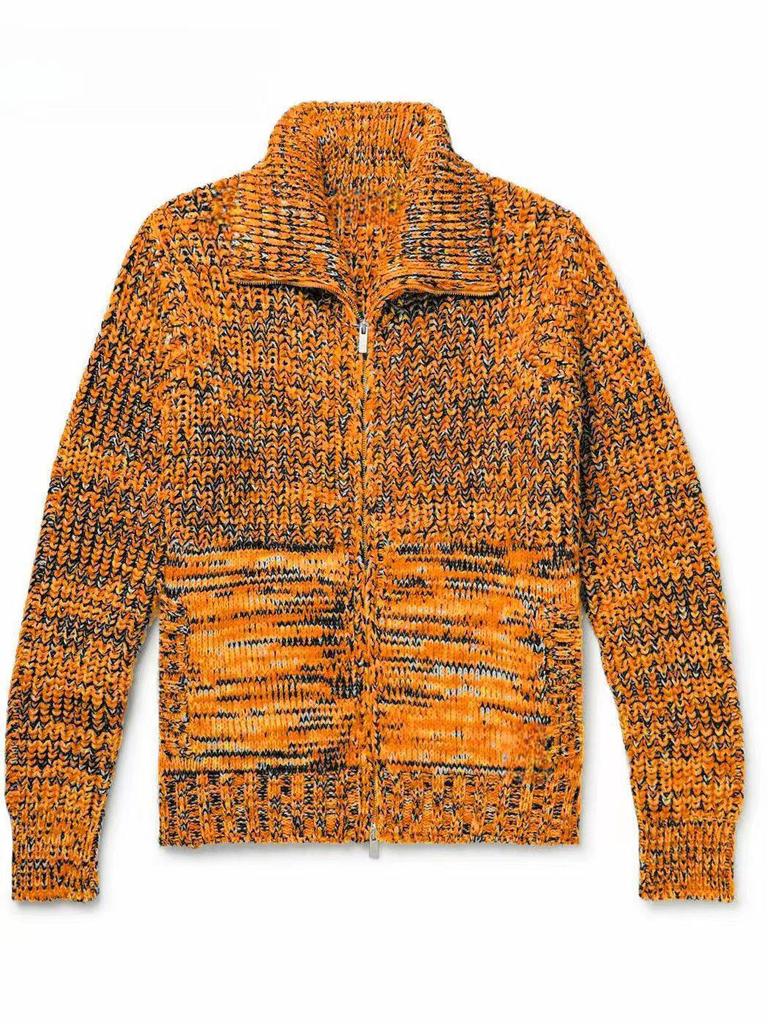 2024 Trendy Men's Knit Lapel Sweater Coat - Loose Fit for Spring and Autumn