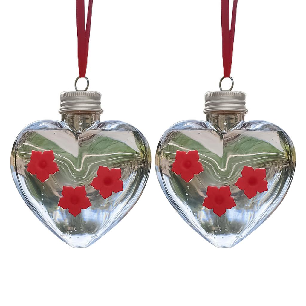 Hängender Kolibri-Wasserspender aus Kunststoff mit drei Öffnungen, ideales Geschenk für Vogelbeobachter