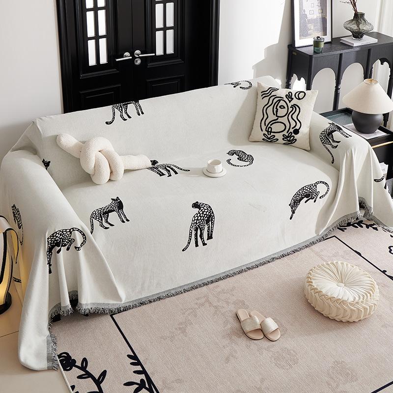Chenille Sofa Cover Cloth for All Seasons, Anti-cat Scratching Full Cover Sofa Towel, New Style Sofa Cushion, Sofa Blanket