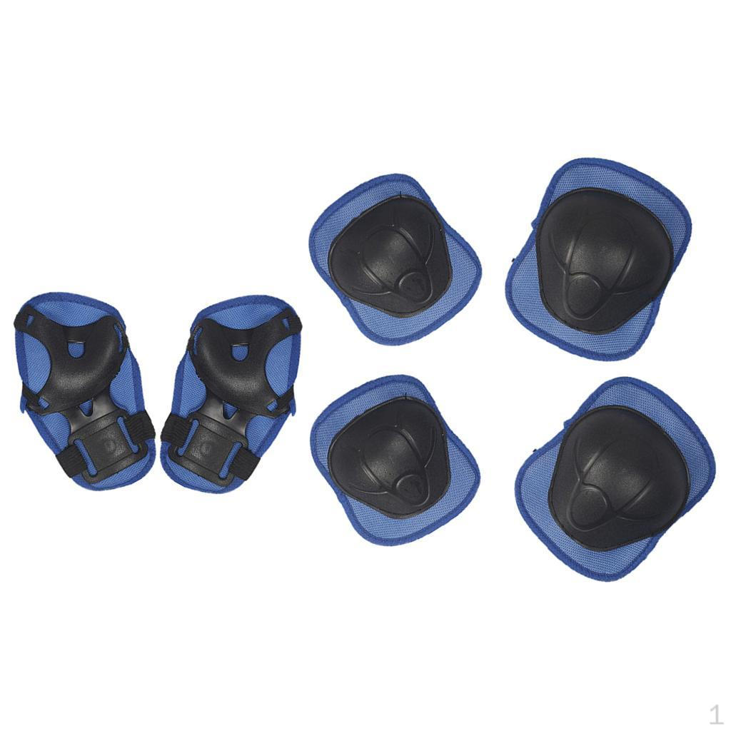 6/7 Pcs Elbow Wrist Knee Pads Sport Safety Protective Equipment