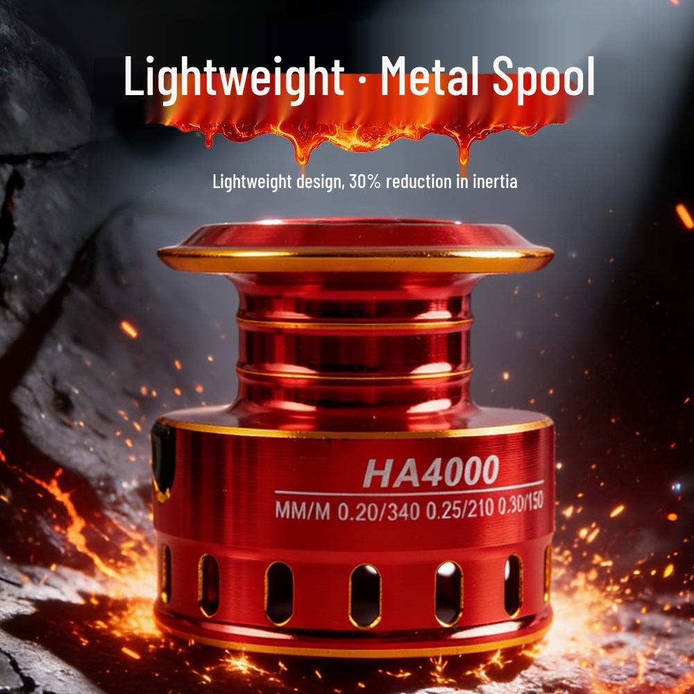 All-Metal Fire Lizard Deep Sea Saltwater Resistant Spinning Fishing Reel