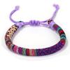 2pcs New Ethnic Style Bracelet Color Cotton Rope Hand-woven Hand Rope