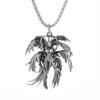 New Angel Pendant Girl Beast Necklace for Men and Women Couples Retro Charm Casual Jewelry Gift
