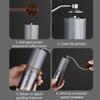Manual Coffee Grinder Portable Adjustable Espresso Spice Pepper Mill Stainless Coffee Bean Grinder Kitchen Tool Coffee Accessory