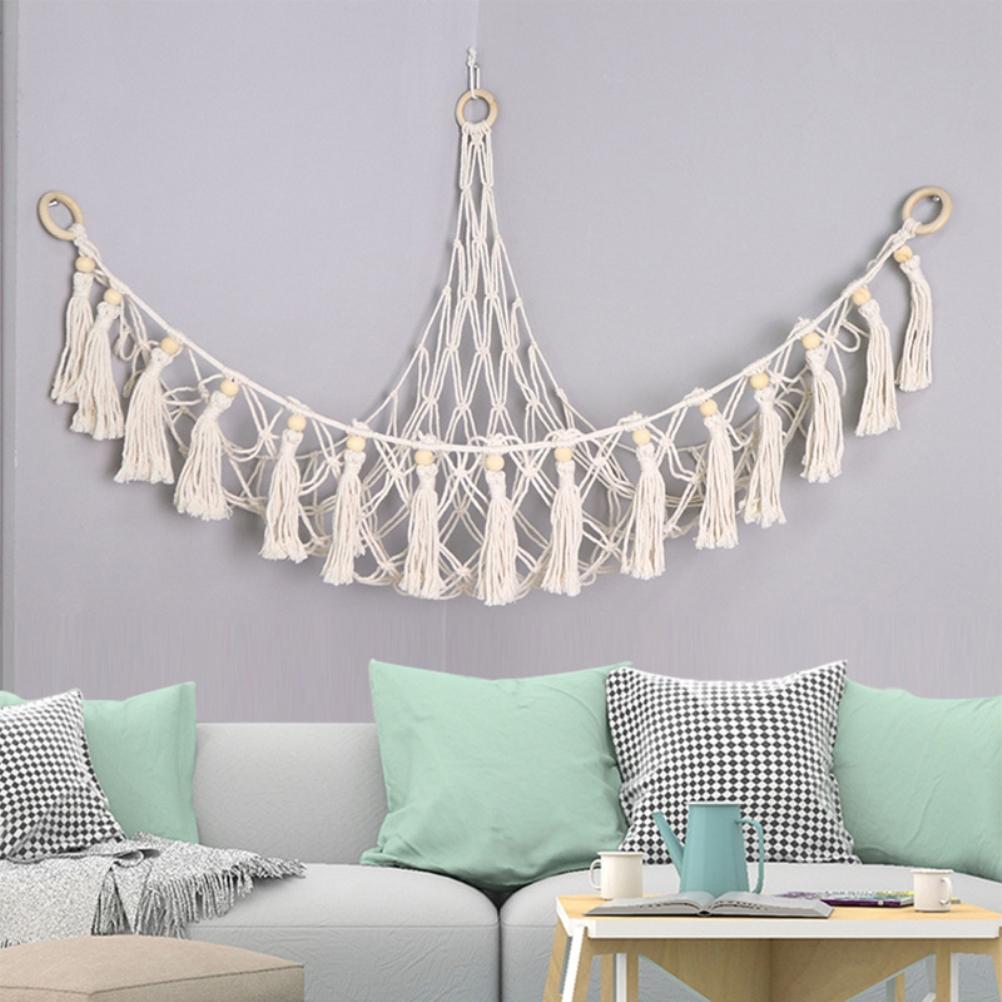 Stuffed Animal Hammock Toy Storage Hammock Net Wall Sling Mesh Kids Toy Organizer Net