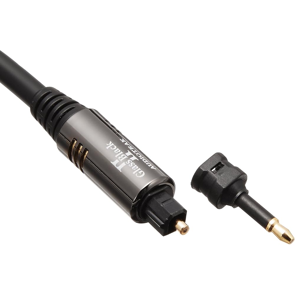 WiseTech AUDIOTRAK Glass Black II plus 3.0m Optical Digital Cable
