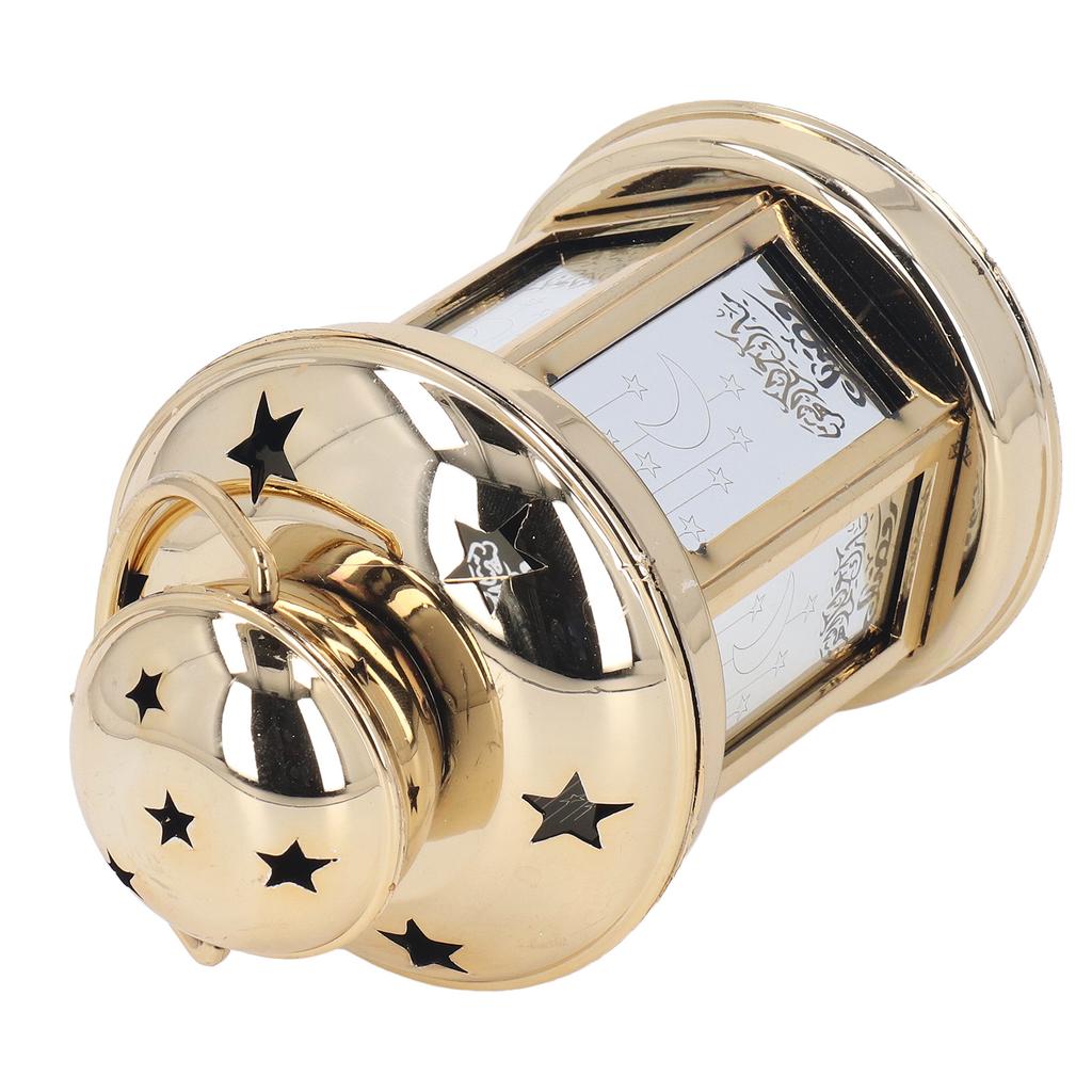 LED Lantern Lamp Cute Vintage Battery Powered ABS Decorative Camping Lantern for Party Bar Cafe