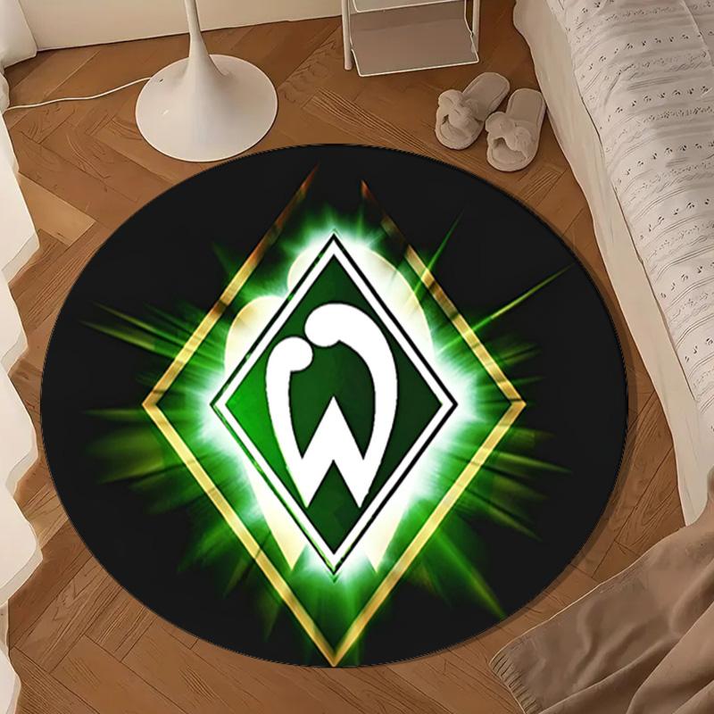 Werder Bremen football Round mat Home Decor, Chair rug For livingroom,Bedroom, doormat home decor Birthday Gift Christmas Gifts
