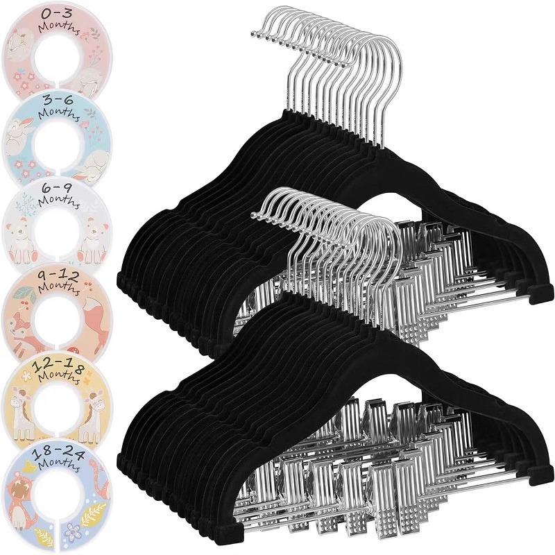 Velvet Skirt Hangers 5Pack Velvet Hangers with Clips Ultra Thin Non Slip Velvet Pants Hangers Space Saving Clothes Hanger