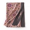 Womens Winter Printed Scarf Thick Warm Faux Cashmere Korean Style Shawl