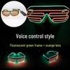 LED Light-Up Party Glasses for Stage Performances and Events