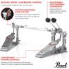 Pearl Demonator series drum pedal twin pedal complete set P-932