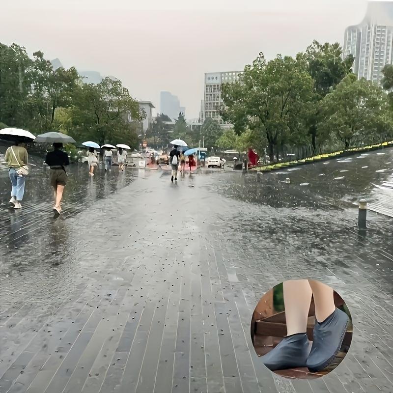 1 Pair of Unisex Shoe Covers: Waterproof, Slip-Resistant, Reusable, Durable, Elastic, and Easy to Clean!