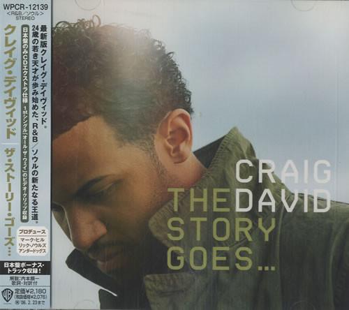 

CD CRAIG DAVID - Story Goes WPCR12139 WARNER 2005 Japan Rap & Hip-Hop/R&B Used