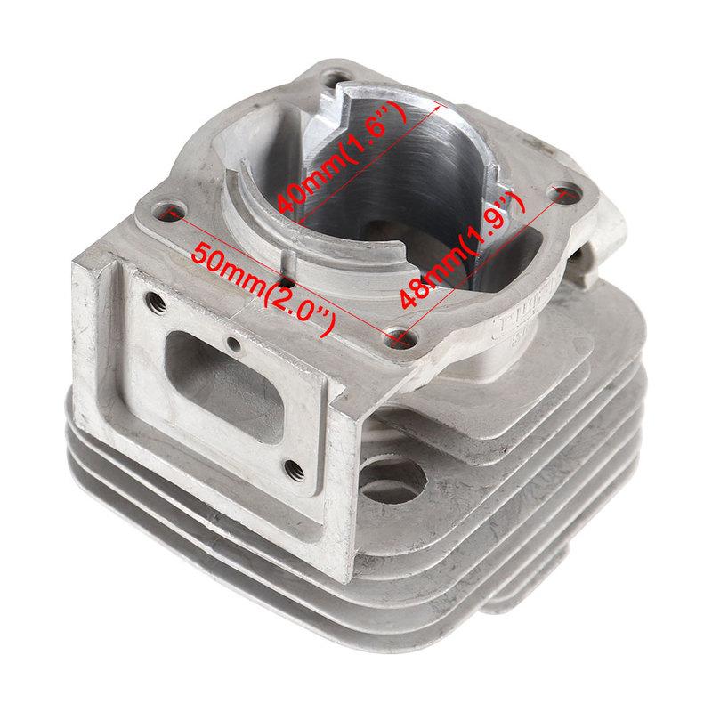 40MM Cylinder Piston Kit 43CC 52CC 1E44F-5 44F-5 44-5 BG520 CG520 CG430 1E40F-5 40-5 Garden Tools Rebuled Trimmer Parts