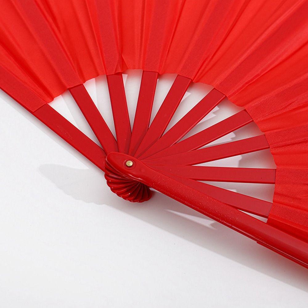 Plastic Bone Chinese Tai Chi Yoga Kung Fu Fan 10 Styles Hand Folding Stage Fan  Wedding Party Decor