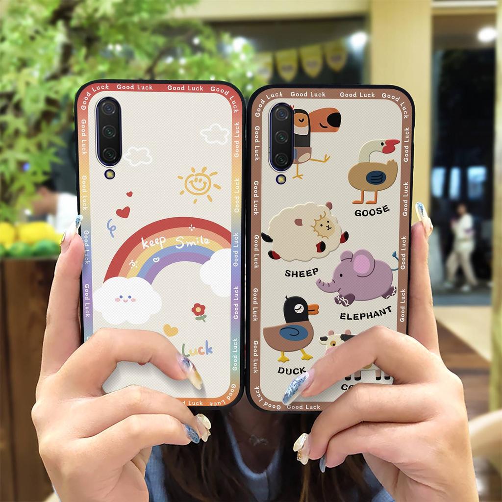Cartoon Back Cover Phone Case For Xiaomi Mi CC9/9 Lite/A3 Lite Waterproof Cover Anti-dust TPU Soft case Shockproof Cute