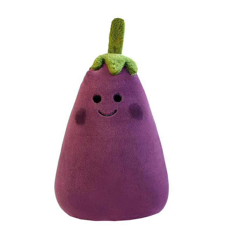 Plush Toys Internet Celebrities New Face-changing Eggplant Doll Painting Expression Pack Eggplant Always Funny Doll