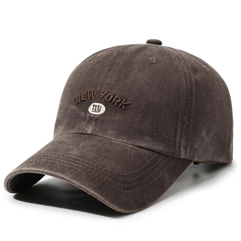 Letter Embroidery Outdoor Vintage Sun Hat Men Baseball Cap Women's Spring Autumn Cap