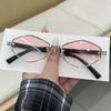 Fashion Small Polygonal Sunglasses Women Metal Rhombus Sun Glasses Ladies Hipster Sexy Cat Eye Shades Vintage