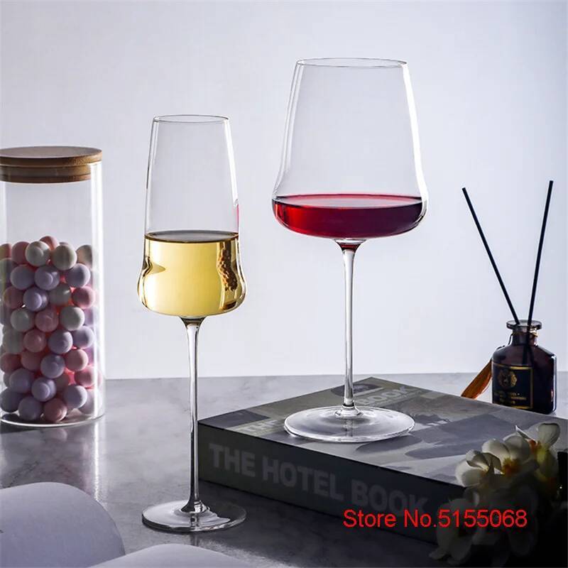 Cloud Design Ultra-Thin Bordeaux Red Wine Glass Crystal Thin Stem Burgundy Goblet Light Luxury Wedding Party Champagne Flute Cup