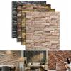 77cmx70cm 3D Brick Pattern Wall Sticker Self Adhesive Wallpaper Decor For Vintage Style Living Room Bedroom Indoor Wall