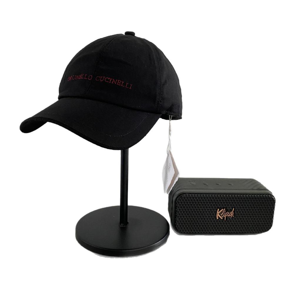 Italian Classic Men's Embroidered Leather-Linen Baseball Duckbill Cap