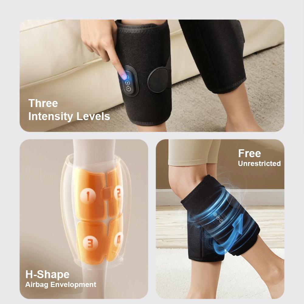 Electric Leg Massager Leg-Binding Massage Device Compresstion Leg Heating Massage Foot Calf Muscle Relaxation Leg Health Care