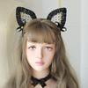 Women Girls Cute Cartoon for Cat Ears Shaped Headband Multi Color Hair Hoop Makeup Wash Face Christmas Party Headpiece