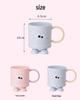 Newcomer 0.2: Cute Cartoon Mouthwash & Toothbrush Cup for Kids and Couples