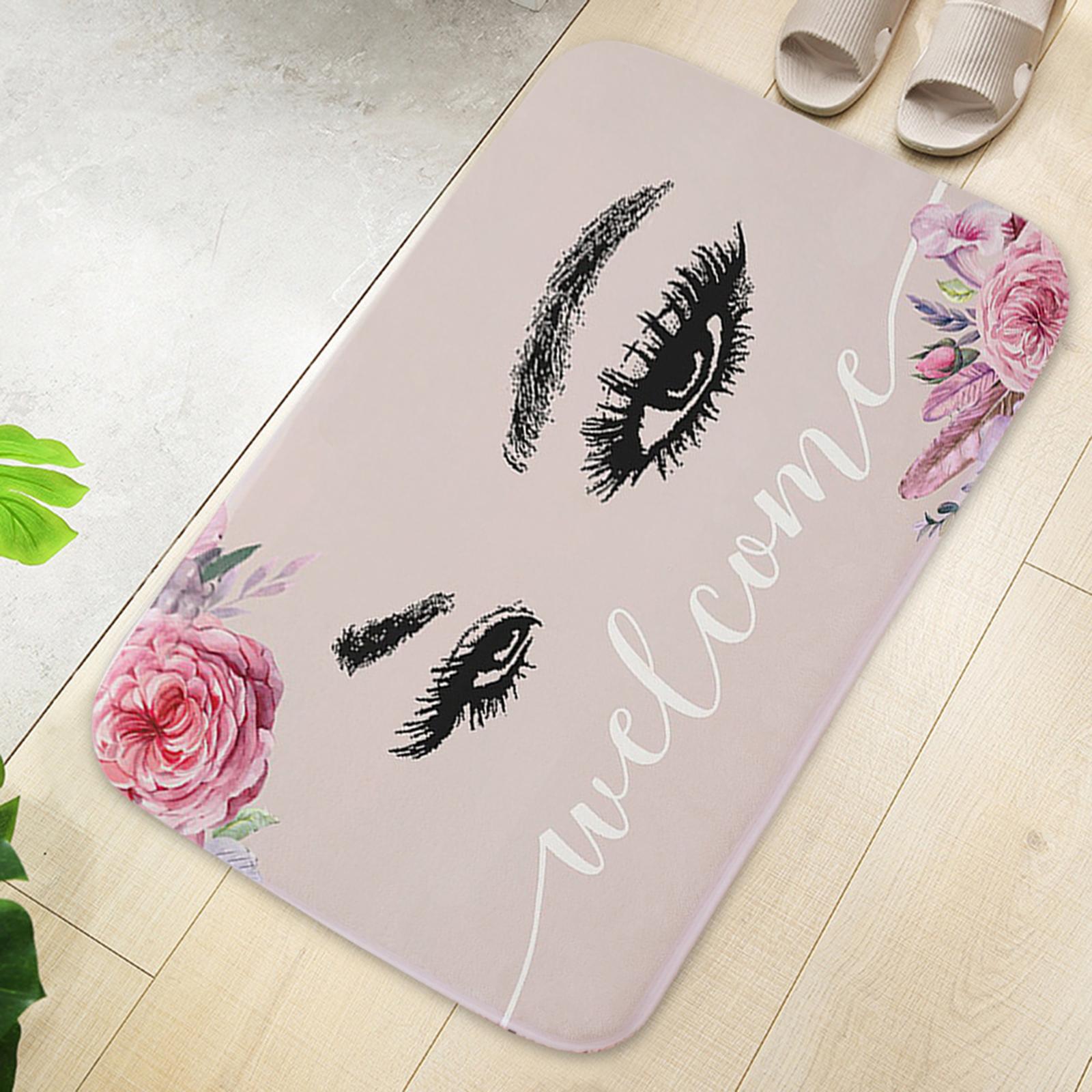 Floor Cushion Foot Pad Shower Bath Mat Foot Pad Cushion Door mat for Living Room