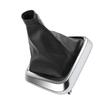 For Fiat Gear Lever Cover For Tipo II 2015+ Silver Black Leather Gear Lever Cover Direct Replacement Car Interior Accessories