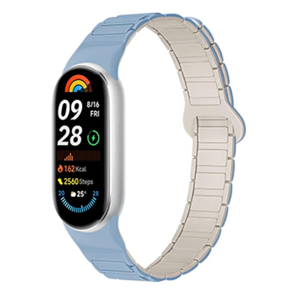 Silicone Strap For Xiaomi Mi Band 10 9 8 Wristband Accessories Magnetic Bracelet Belt Pulseira Correa Xiaomi Smart Band 8 9 10