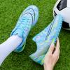 Children Soccer Shoes Professional Training TF/AG Boots Men Soccer Cleats Sneakers Kids Turf Futsal Football Shoes for Boys Size 34-45