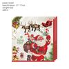 Christmas Santa Claus Theme Disposable Tableware Sets Merry Christmas Decorations Paper Napkins Cups Plates Xmas Party Supplies