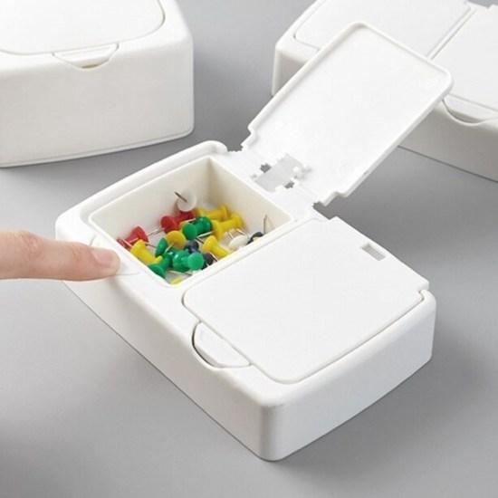 BenF Domusong Tek Dokunuşlu Organizer Poca Saklama Kutusu Etiket Dakku Kılıfı Kırtasiye Saklama Fotoğraf Kartı Saklama Mini