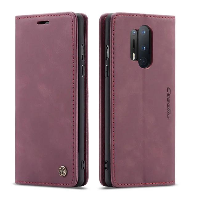 CaseMe Original Klapphüllen Für OnePlus Nord/OnePlus 7 Pro 8 Pro 8T Retro Magnetische Kartenhalter Brieftasche Für OnePlus 7 8 Pro 8T Nord