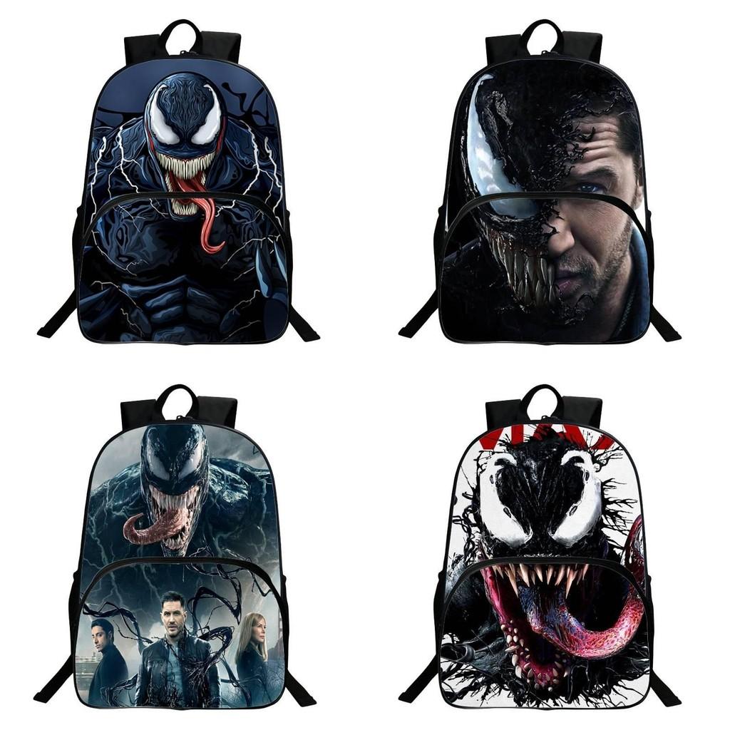 Venom Avengers Kids School Backpack With Breathable Material For Use Outdoor