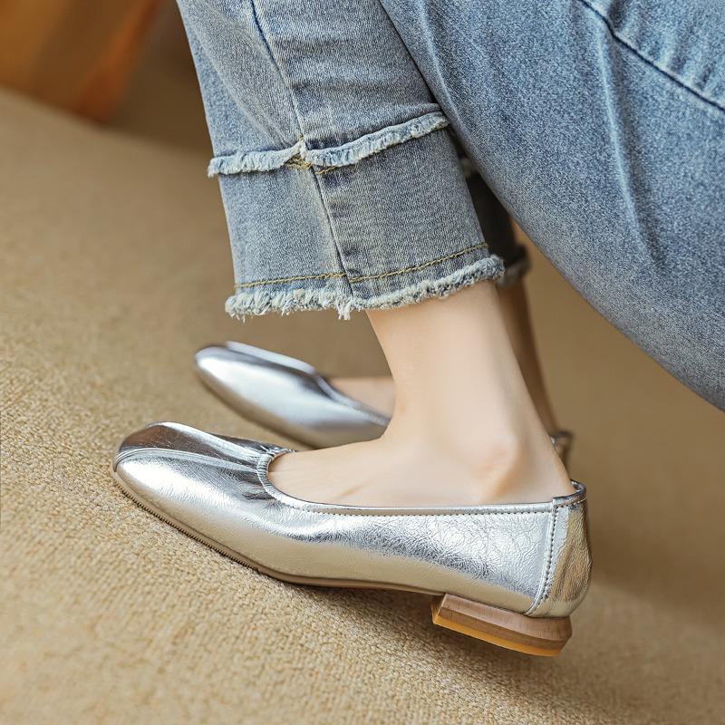 Čtvercová hlava jednotné boty ženské tlusté s podnožkou nízký podpatek víla styl babička boty