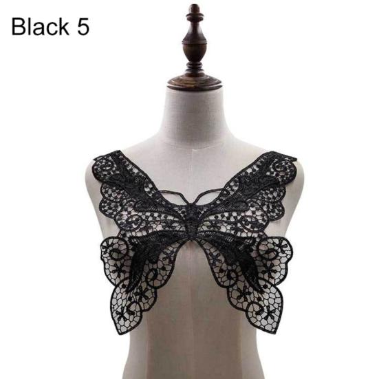DIY Floral Lace Neckline Neck Collar Trim Dress Clothes Sewing Applique Decor