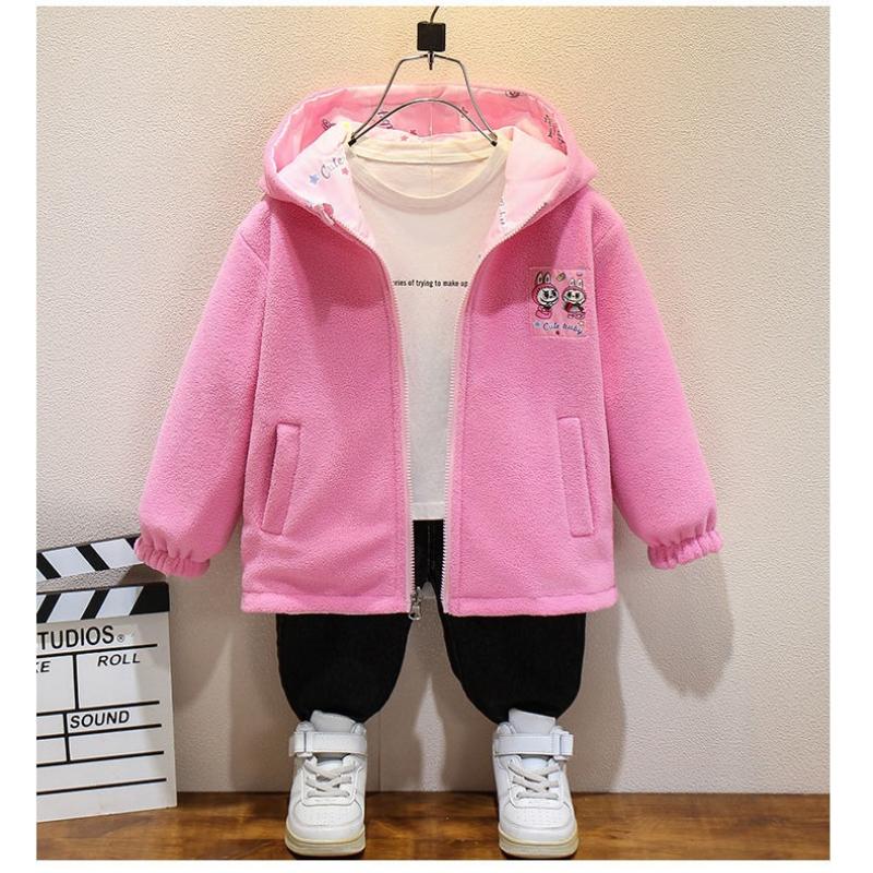Children's LBB Double-sided Coat, Loose Coat for Girls Spring and Autumn