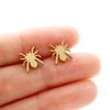 Simple T Bar Stud Earrings for Women Small Animal Ear Studs Punk Dove Leaf Dragonfly Spider Earings Fashion Jewelry Pendientes
