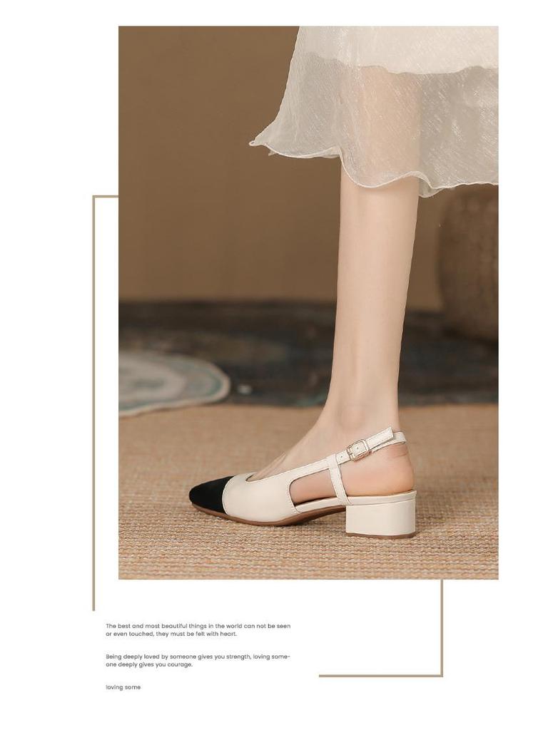 Jinfuli Women's 2024 Lambskin Sandals: New Summer Fashion, Casual, Elegant Style