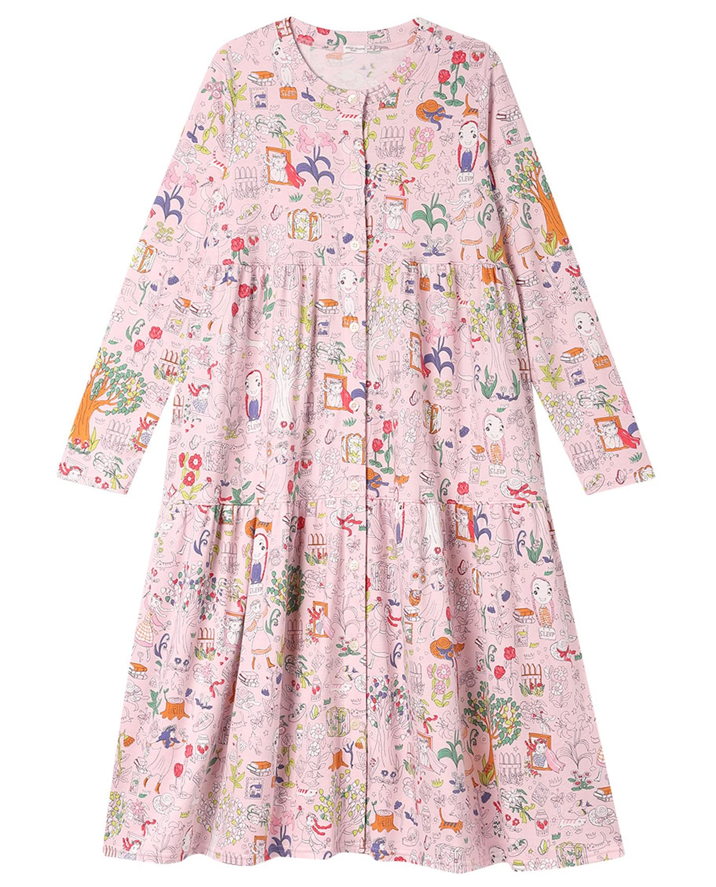 

Wacoal RELAX SLEEP Relax Tsumori Chisato Loungewear Long Cotton Long Length UNX533 Tsumori Chisato SLEEP PI L & (Wacoal & Sleep) Dress, Sleeve, 100%