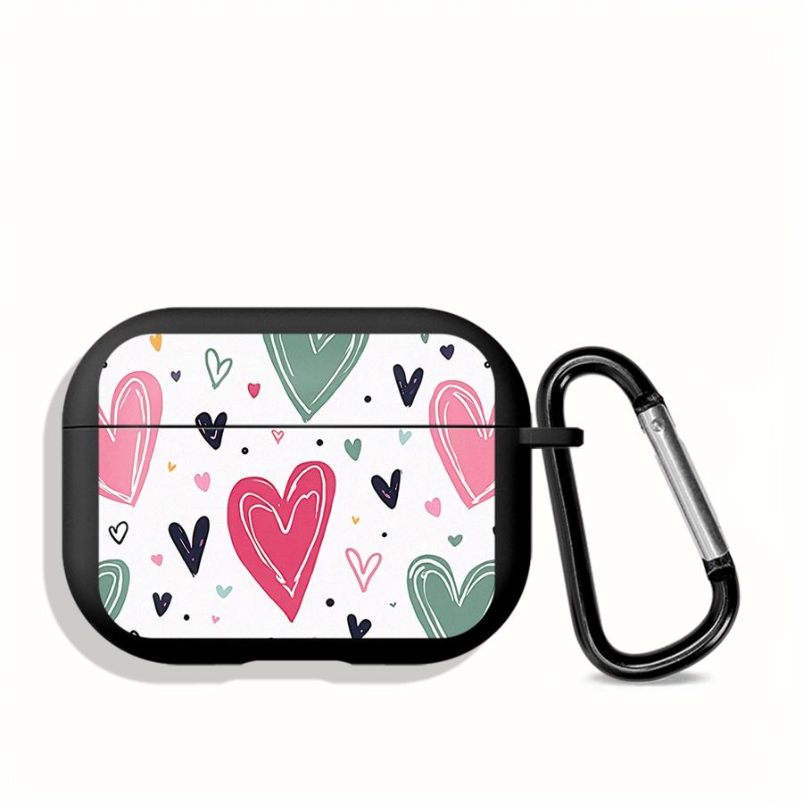 Love Heart Leopard Pink Cover Case For Airpods 1 Pro Pro2 Pro3 4 3 2 Earphone Cases