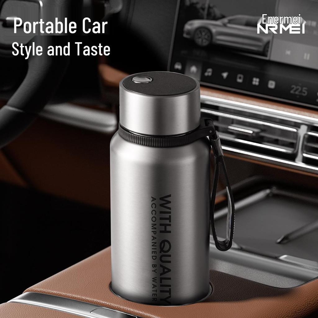 25-Year Men's Insulated Steel Cup: Large Capacity with Magnetic Tea Separator and Infuser